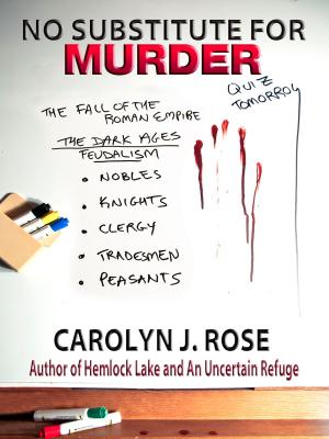 Cover of the book No Substitute for Murder by Carolyn J. Rose