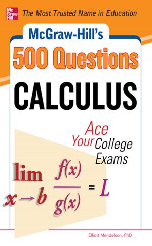 Cover of McGraw-Hill's 500 College Calculus Questions to Know by Test Day