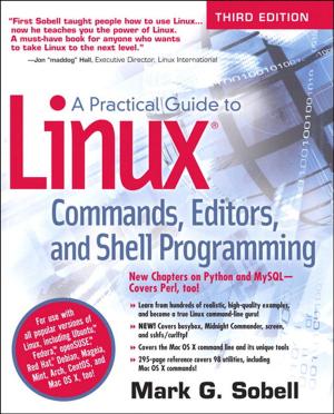 Book cover of A Practical Guide to Linux Commands, Editors, and Shell Programming