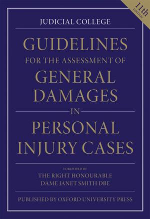 Cover of Guidelines for the Assessment of General Damages in Personal Injury Cases