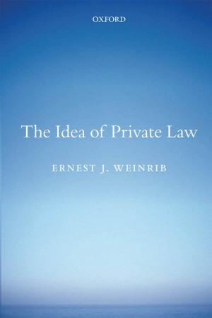 Cover of the book The Idea of Private Law by Sara Watkin, Andrew Vincent