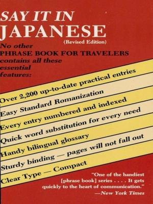 Cover of the book Say It in Japanese by Mark A. Heald, Jerry B. Marion
