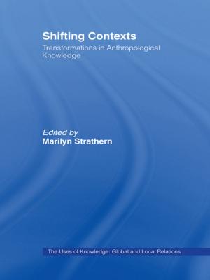 Cover of the book Shifting Contexts by Thomas M. Kane
