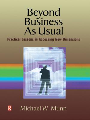 Cover of the book Beyond Business as Usual by Oliver May