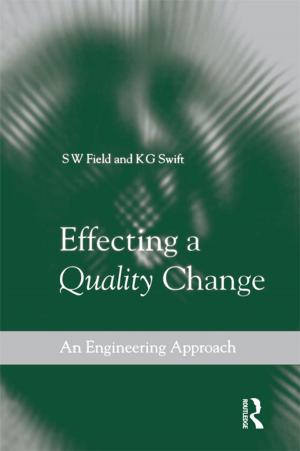 Cover of the book Effecting a Quality Change by Tobias Bischof-Niemz, Terence Creamer
