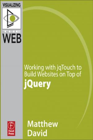 Book cover of Working with jqTouch to Build Websites on Top of jQuery