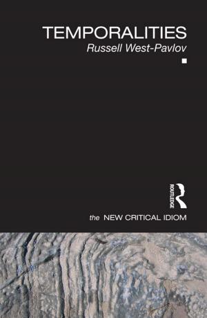 Cover of the book Temporalities by Akel Kahera, Latif Abdulmalik, Craig Anz