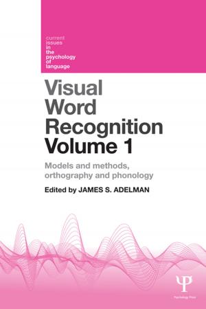 Cover of the book Visual Word Recognition Volume 1 by Ed Hooks