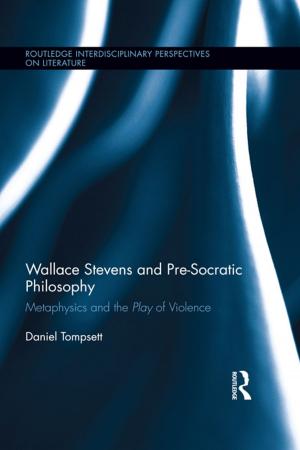 Book cover of Wallace Stevens and Pre-Socratic Philosophy