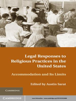 Cover of the book Legal Responses to Religious Practices in the United States by Geoffrey Grimmett