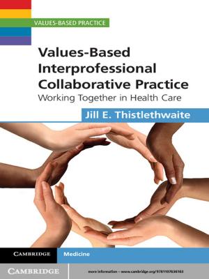 Cover of the book Values-Based Interprofessional Collaborative Practice by Jacqueline S Mendez