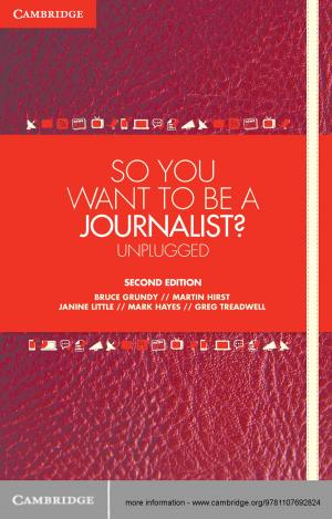 Book cover of So You Want To Be A Journalist?