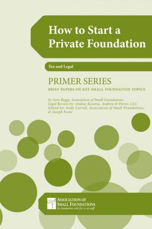 Book cover of How to Start a Private Foundation
