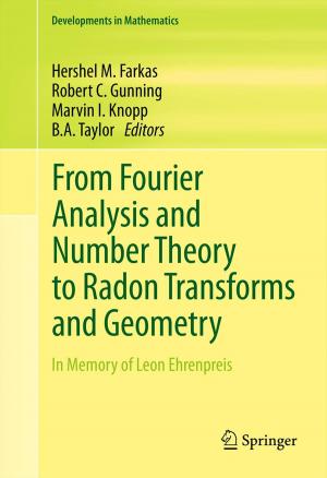 Cover of From Fourier Analysis and Number Theory to Radon Transforms and Geometry