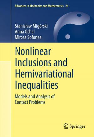 Cover of the book Nonlinear Inclusions and Hemivariational Inequalities by Norman E. Lane