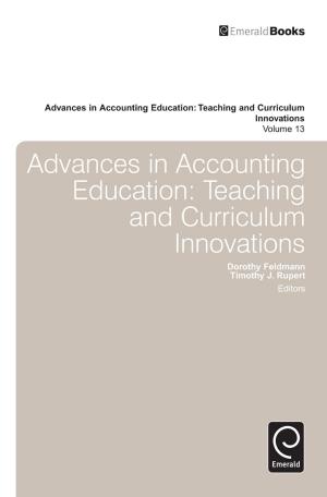 Cover of the book Advances in Accounting Education by Jürgen Deters