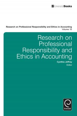 Cover of the book Research on Professional Responsibility and Ethics in Accounting by Cynthia Jeffrey