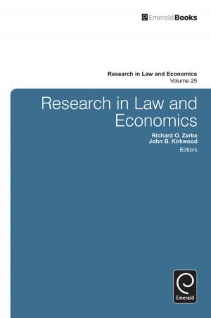 Cover of the book Research in Law and Economics by Rajib Shaw