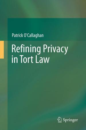 Cover of the book Refining Privacy in Tort Law by Daniele Minussi