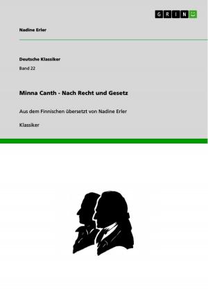 Cover of the book Minna Canth - Nach Recht und Gesetz by Carmen-Francesca Banciu