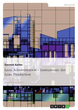 Book cover of Lean Administration - Instrumente der Lean Production