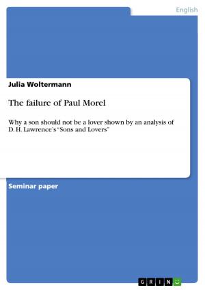Cover of the book The failure of Paul Morel by Susanne Schmidt