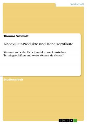 Cover of the book Knock-Out-Produkte und Hebelzertifikate by Christian Arenz