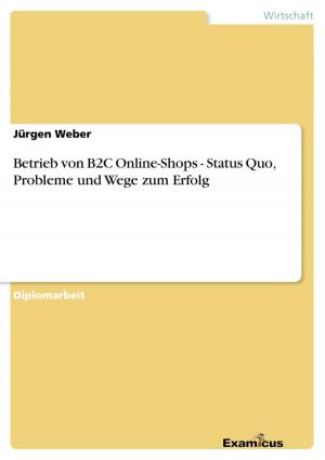 Cover of the book Betrieb von B2C Online-Shops - Status Quo, Probleme und Wege zum Erfolg by Patrick Hammer