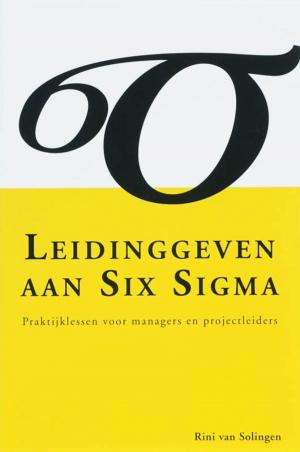 Cover of the book Leidinggeven aan six sigma by Ron Witjas, Utrecht TextCase