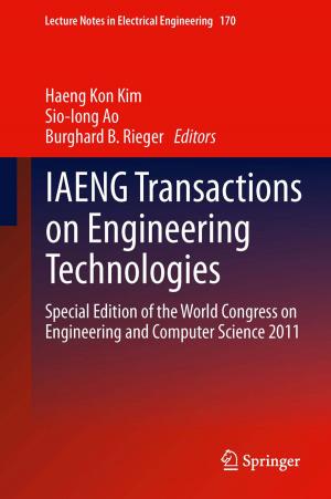 Cover of the book IAENG Transactions on Engineering Technologies by Joan-Josep Vallbé