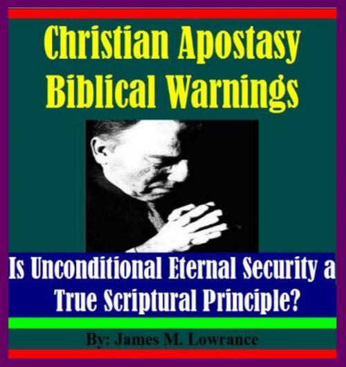 Cover of the book Christian Apostasy Biblical Warnings by James Lowrance, James M. Lowrance