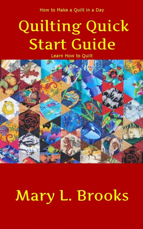 Cover of the book Quilting Quick Start Guide: How to Make a Quilt in a Day by Mary L. Brooks, Ramsey Ponderosa Publishing