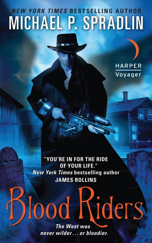 Cover of the book Blood Riders by Michael P. Spradlin, Harper Voyager