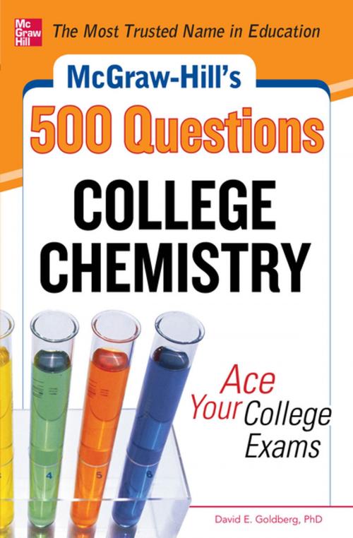 Cover of the book McGraw-Hill's 500 College Chemistry Questions by David E Goldberg, McGraw-Hill Education