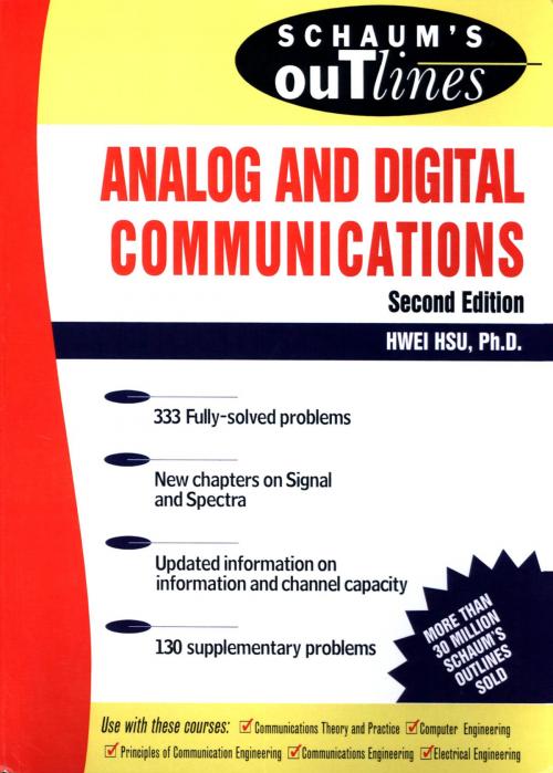 Cover of the book Schaum's Outline of Analog and Digital Communications by Hwei P Hsu, McGraw-Hill Education