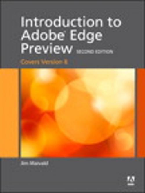Cover of the book Introduction to Adobe Edge Animate Preview (covers version 7) by Jim Maivald, Pearson Education