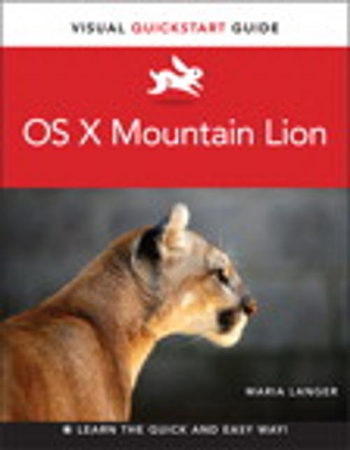 Cover of the book OS X Mountain Lion by Maria Langer, Pearson Education
