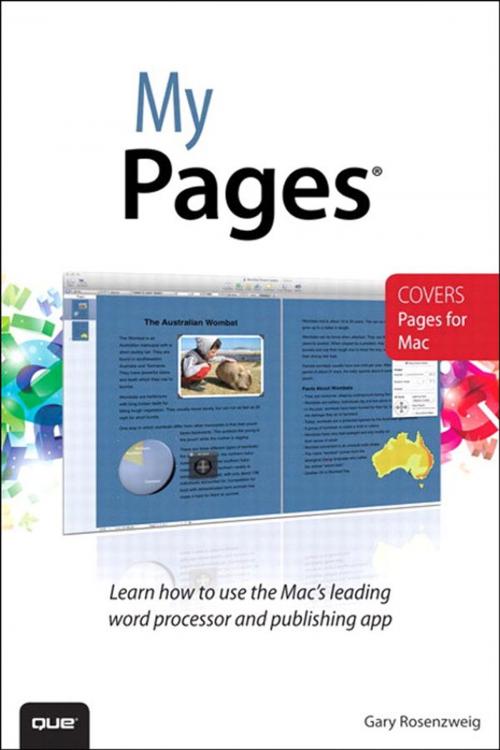 Cover of the book My Pages (for Mac) by Gary Rosenzweig, Pearson Education