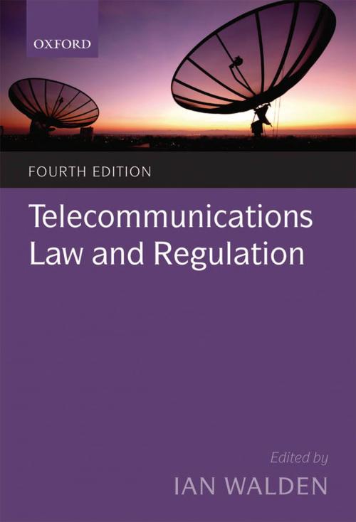 Cover of the book Telecommunications Law and Regulation by , OUP Oxford