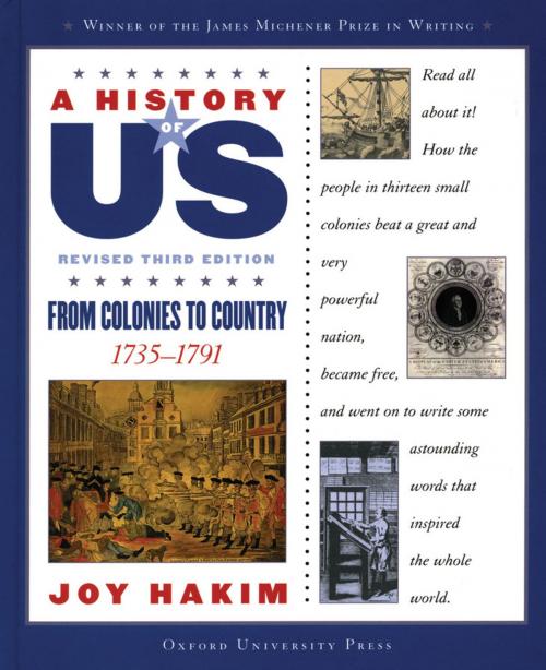 Cover of the book A History of US: From Colonies to Country by Joy Hakim, Oxford University Press