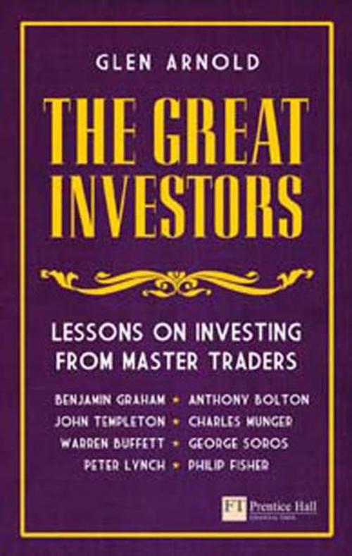 Cover of the book The Great Investors by Glen Arnold, Pearson Education Limited