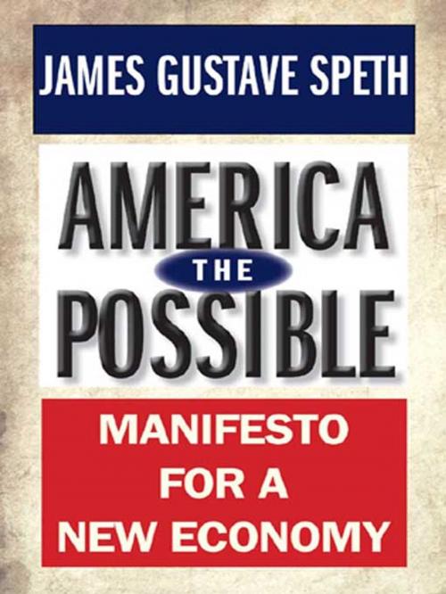 Cover of the book America the Possible by James Gustave Speth, Yale University Press