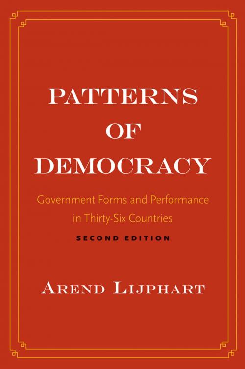 Cover of the book Patterns of Democracy: Government Forms and Performance in Thirty-Six Countries by Arend Lijphart, Yale University Press