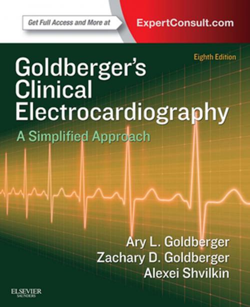 Cover of the book Clinical Electrocardiography E-Book by Ary L. Goldberger, MD, FACC, Elsevier Health Sciences