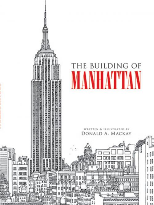 Cover of the book The Building of Manhattan by Donald A. Mackay, Dover Publications