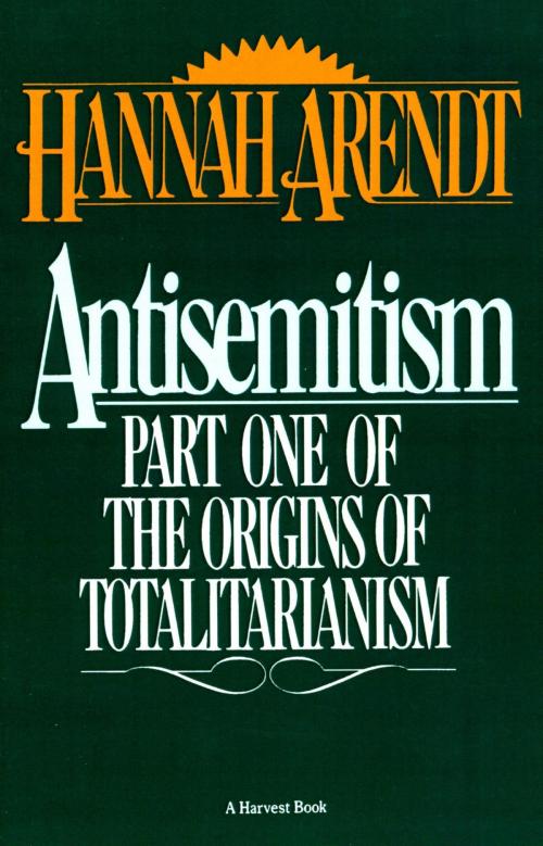 Cover of the book Antisemitism by Hannah Arendt, HMH Books