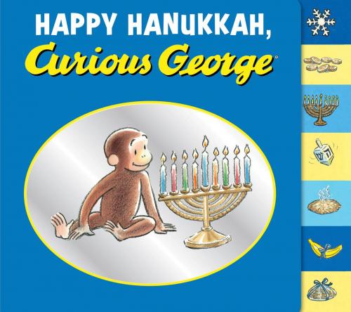 Cover of the book Happy Hanukkah, Curious George by H. A. Rey, Margret Rey, HMH Books