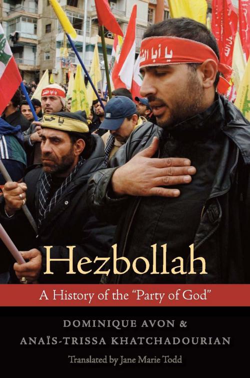 Cover of the book Hezbollah by Dominique Avon, Anaïs-Trissa Khatchadourian, Jane Marie Todd, Harvard University Press