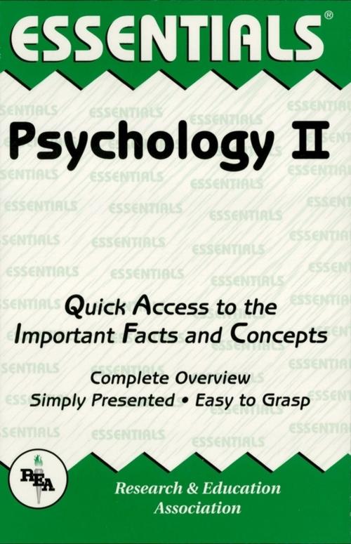 Cover of the book Psychology II Essentials by Linda Leal, Research & Education Association