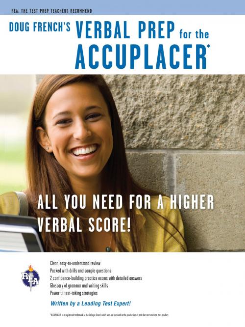 Cover of the book Accuplacer: Doug French's Verbal Prep by Douglas C. French, Research & Education Association